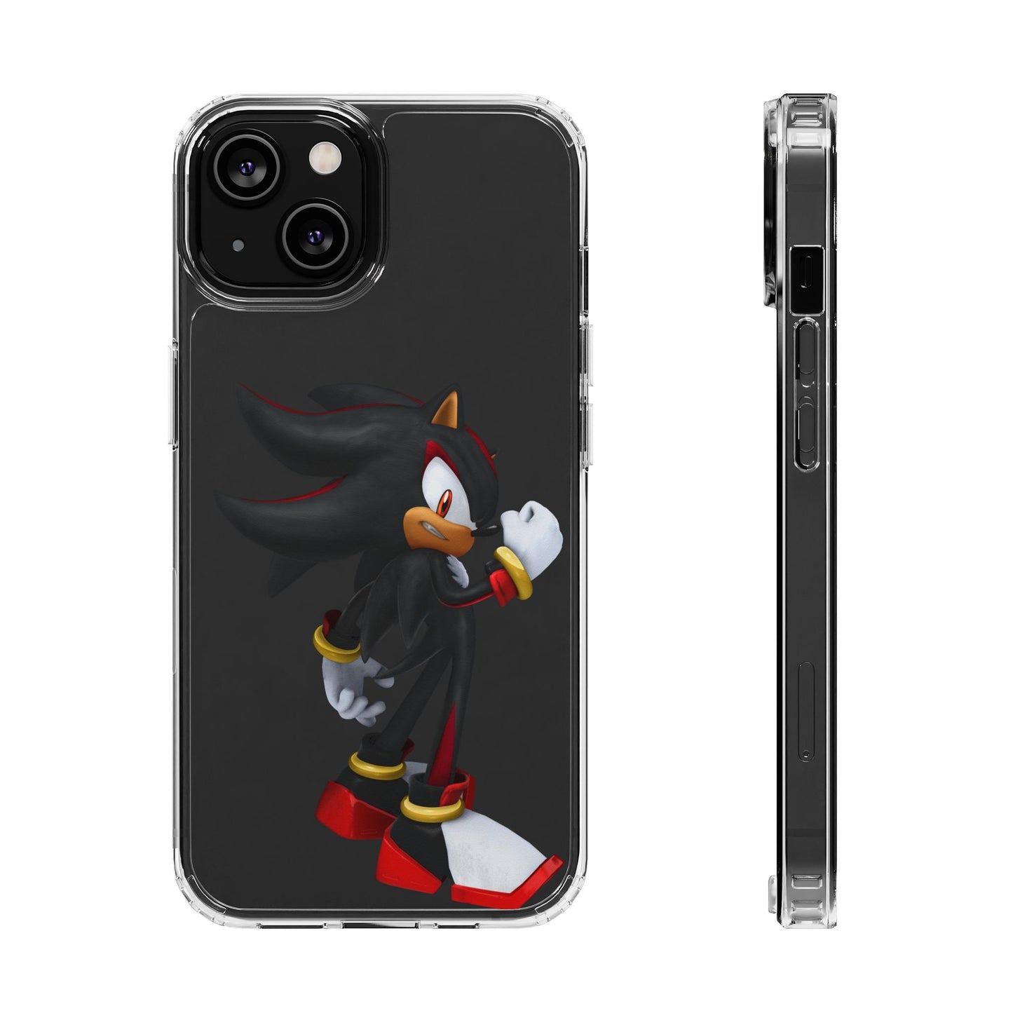 Phone Case, Shadow The Hedgehog Gaming Gift, Personalized Mobile Cover, Birthday Holidays Clear Phone Case, Stylish Phone Case