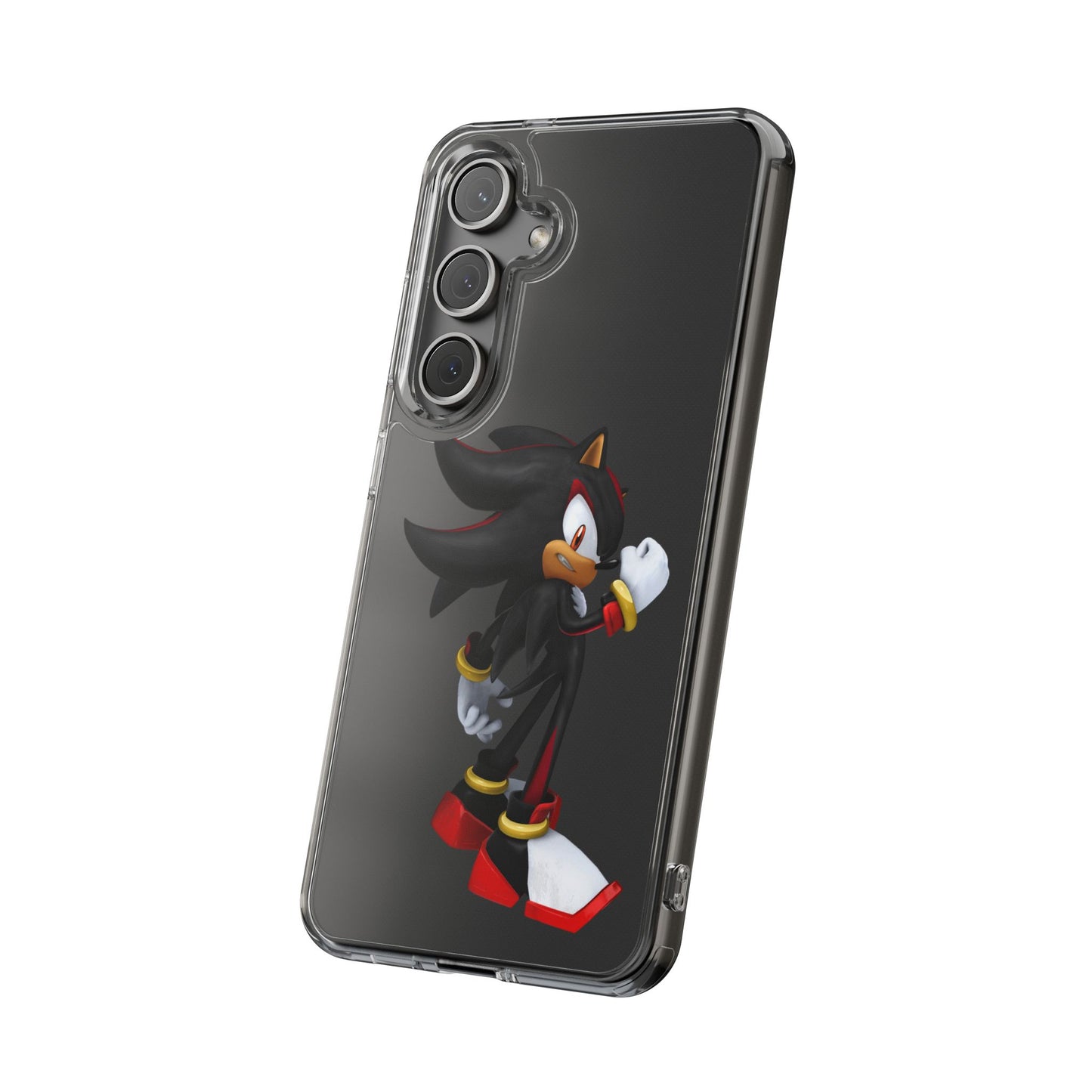 Phone Case, Shadow The Hedgehog Gaming Gift, Personalized Mobile Cover, Birthday Holidays Clear Phone Case, Stylish Phone Case