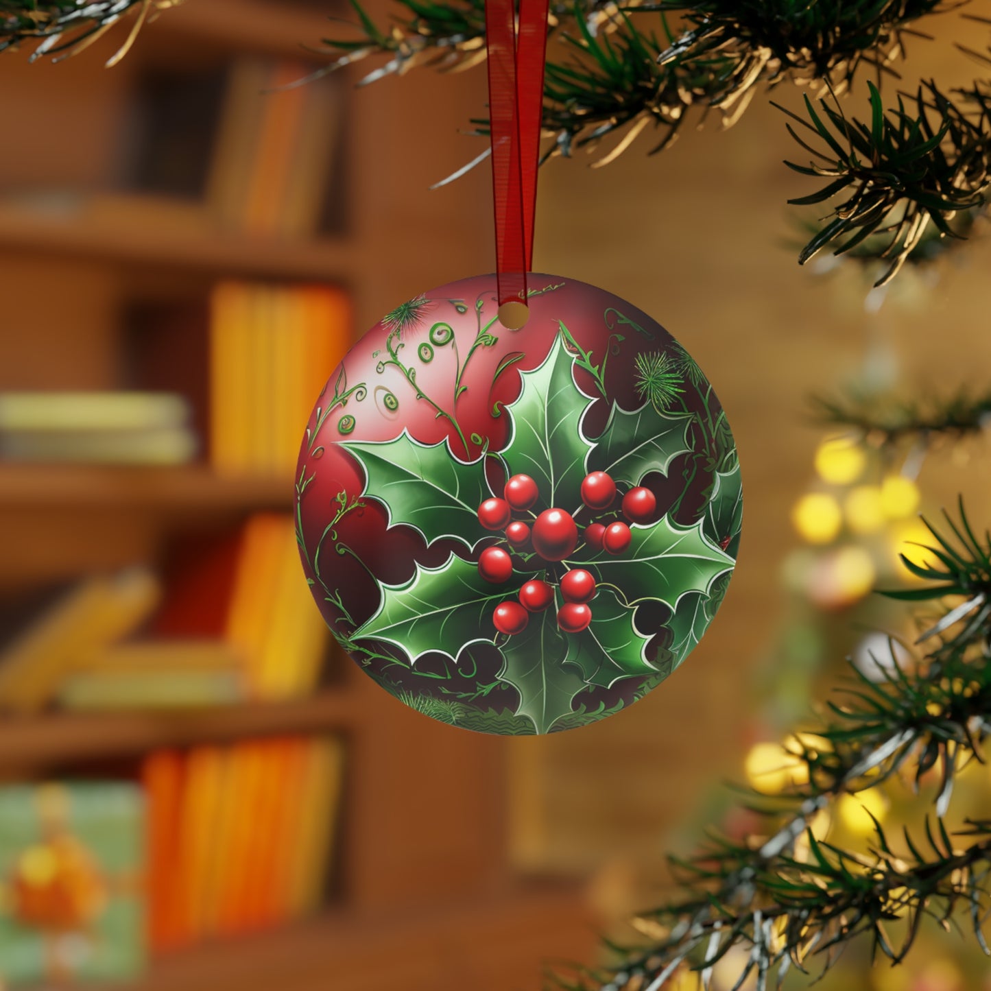 Metal Ornaments, Christmas Ornament, Christmas gift, Custom Christmas Gift, Metal Christmas tree gift