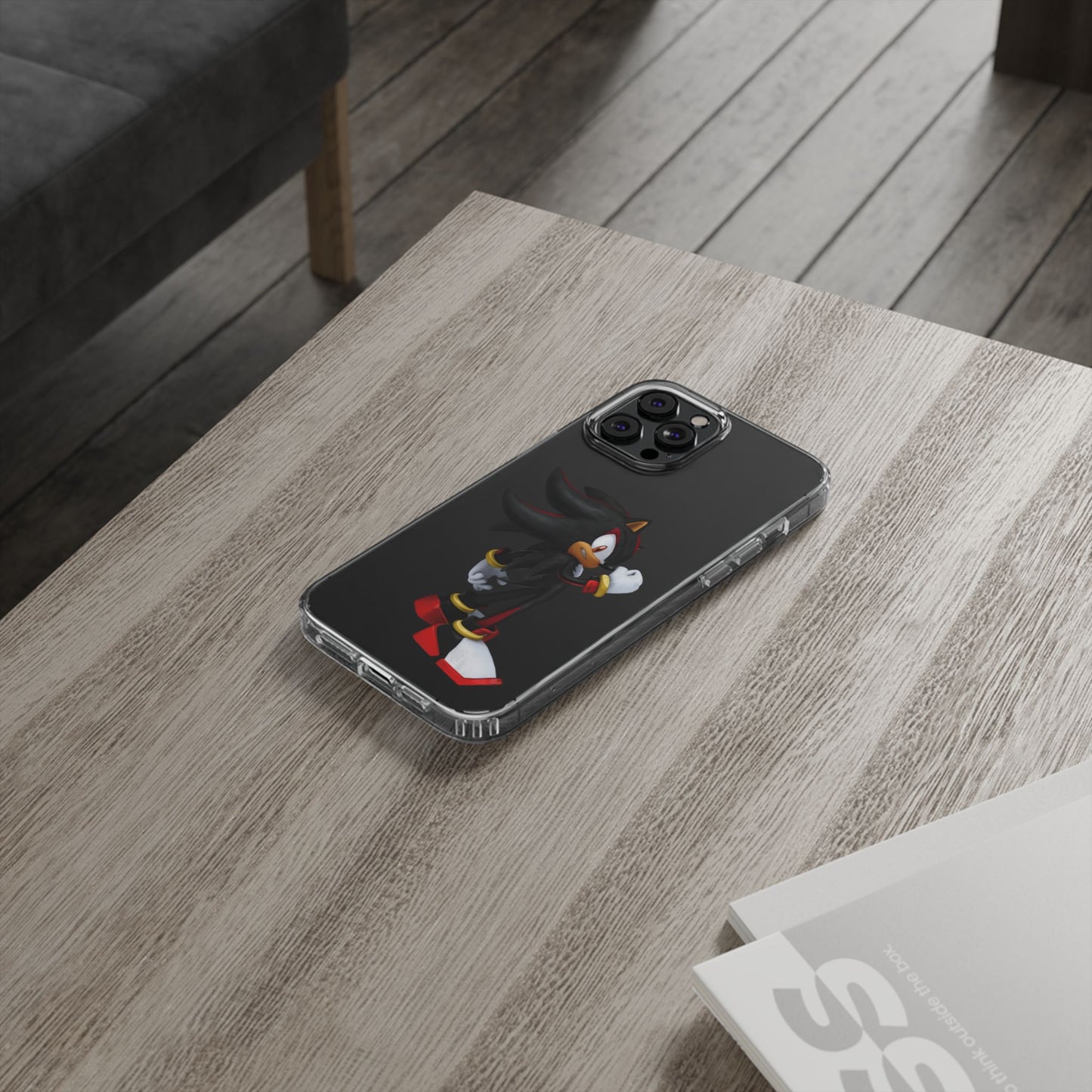 Phone Case, Shadow The Hedgehog Gaming Gift, Personalized Mobile Cover, Birthday Holidays Clear Phone Case, Stylish Phone Case