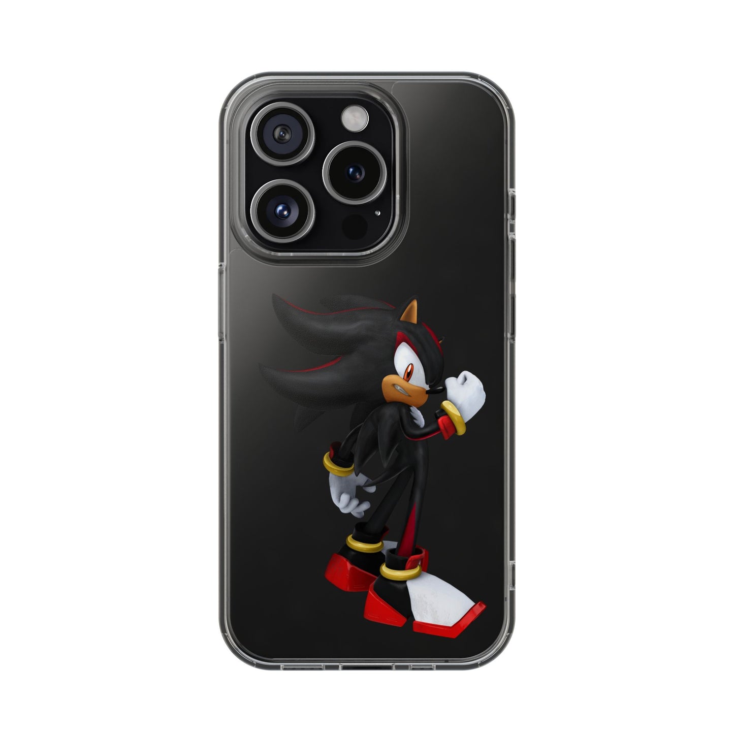 Phone Case, Shadow The Hedgehog Gaming Gift, Personalized Mobile Cover, Birthday Holidays Clear Phone Case, Stylish Phone Case