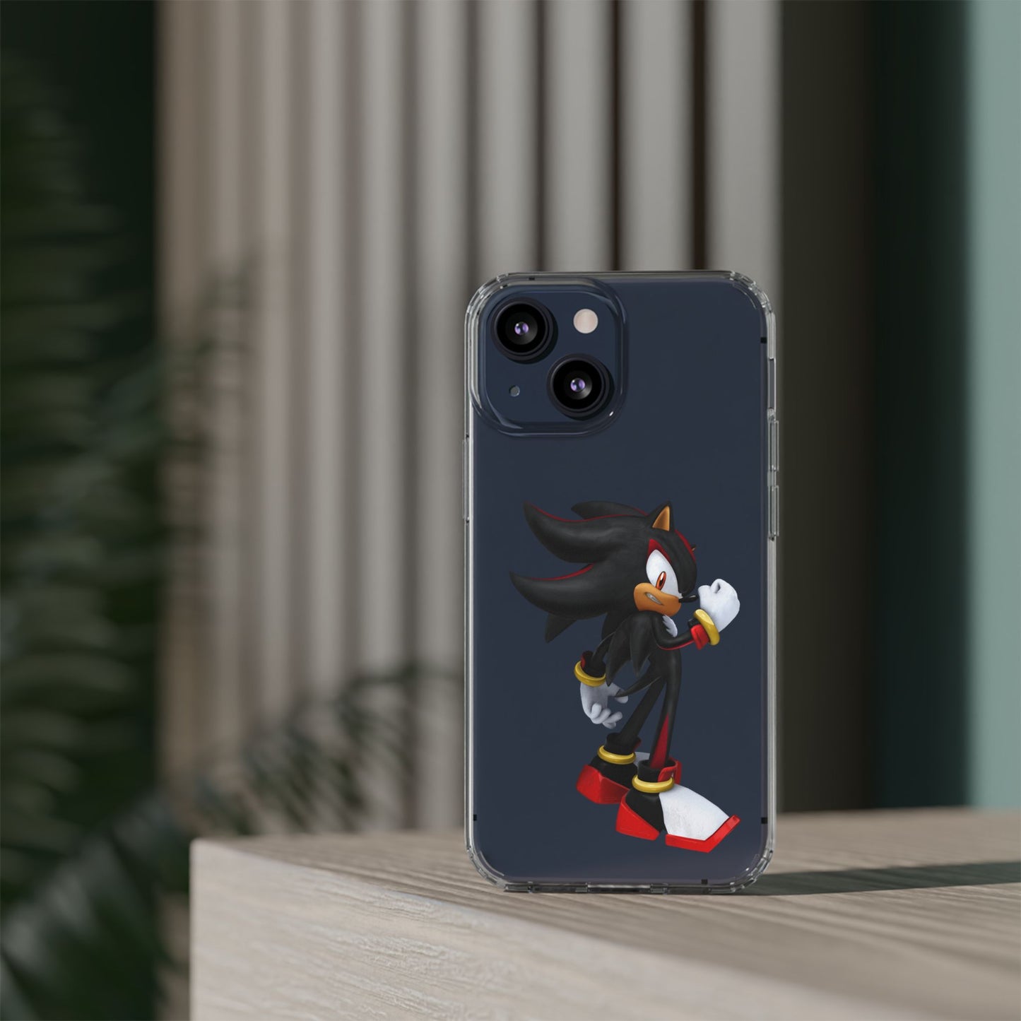 Phone Case, Shadow The Hedgehog Gaming Gift, Personalized Mobile Cover, Birthday Holidays Clear Phone Case, Stylish Phone Case