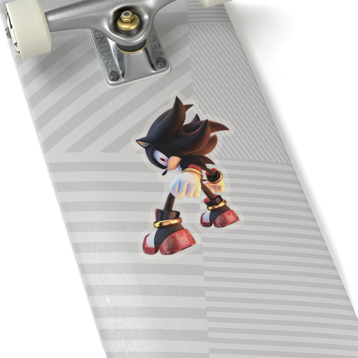Shadow the Hedgehog vinyl sticker, kiss-cut custom stickers, durable 3M adhesive Shadow decal, glossy finish, Sonic Stickers, multiple sizes