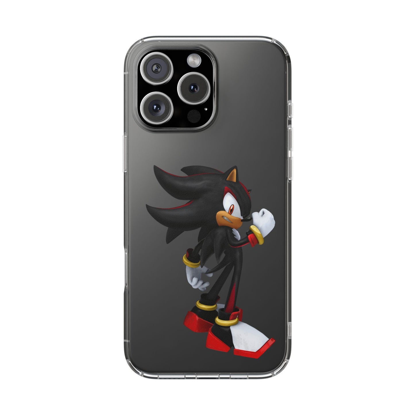 Phone Case, Shadow The Hedgehog Gaming Gift, Personalized Mobile Cover, Birthday Holidays Clear Phone Case, Stylish Phone Case