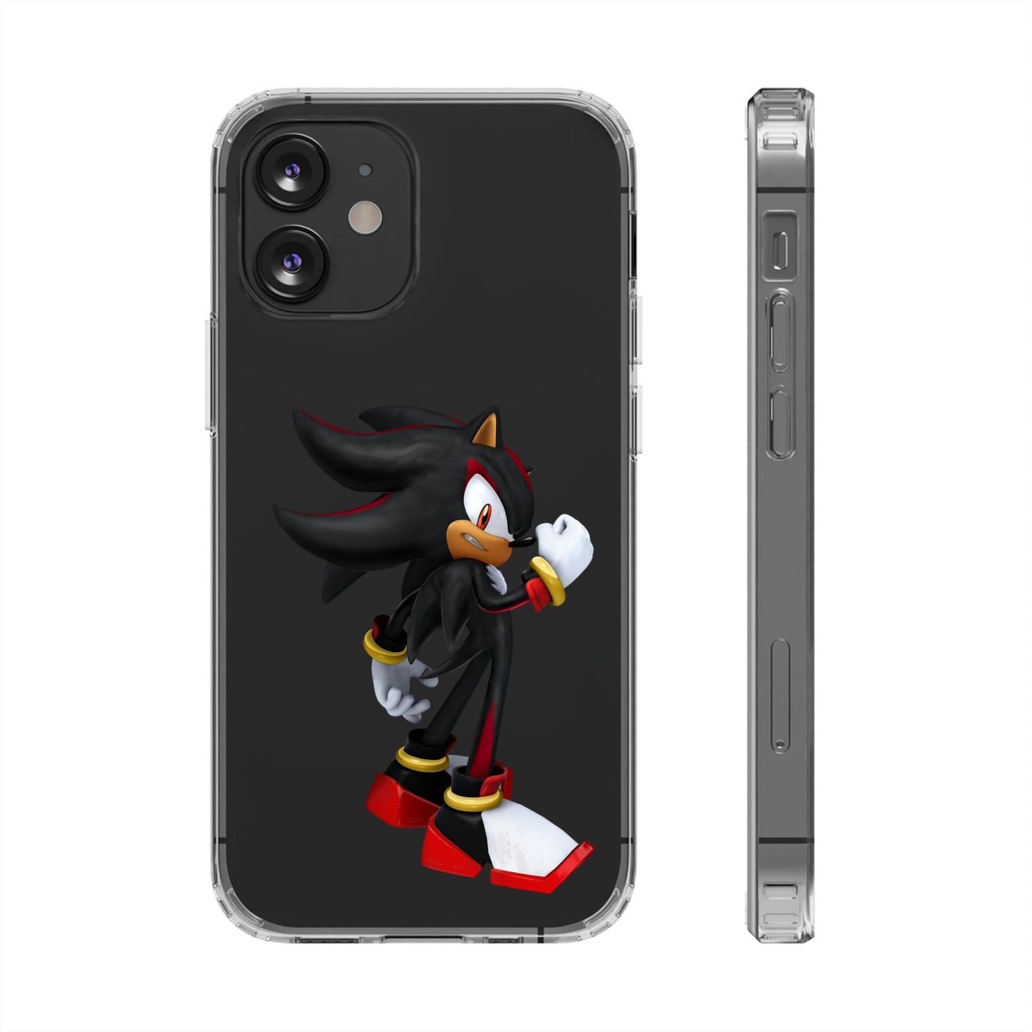 Phone Case, Shadow The Hedgehog Gaming Gift, Personalized Mobile Cover, Birthday Holidays Clear Phone Case, Stylish Phone Case