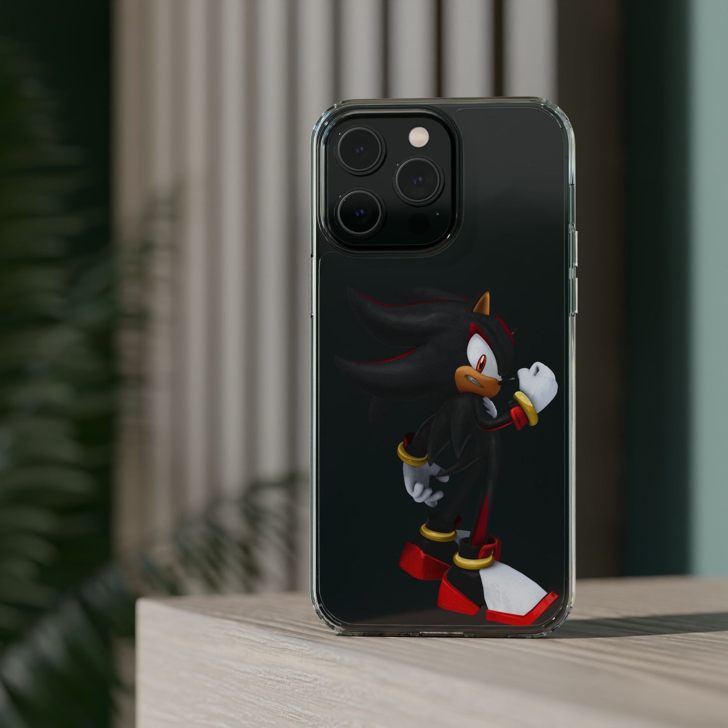 Phone Case, Shadow The Hedgehog Gaming Gift, Personalized Mobile Cover, Birthday Holidays Clear Phone Case, Stylish Phone Case