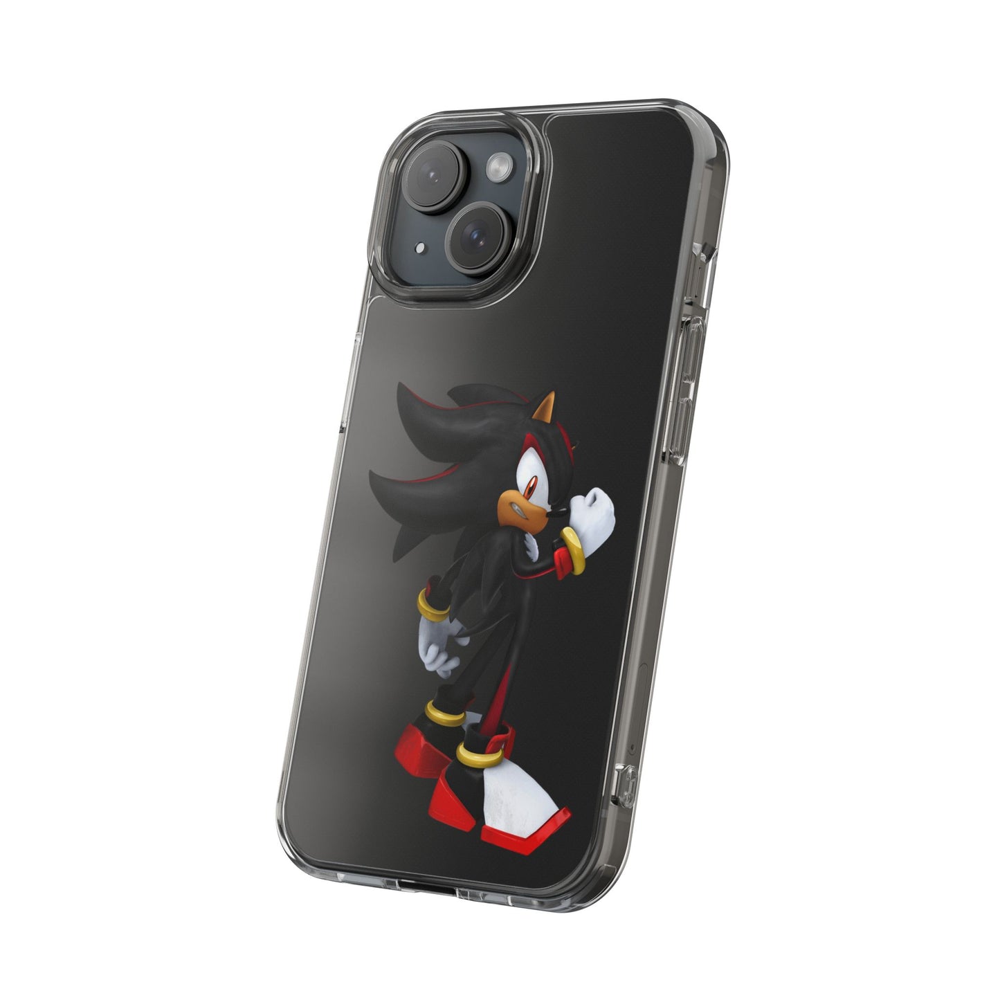 Phone Case, Shadow The Hedgehog Gaming Gift, Personalized Mobile Cover, Birthday Holidays Clear Phone Case, Stylish Phone Case
