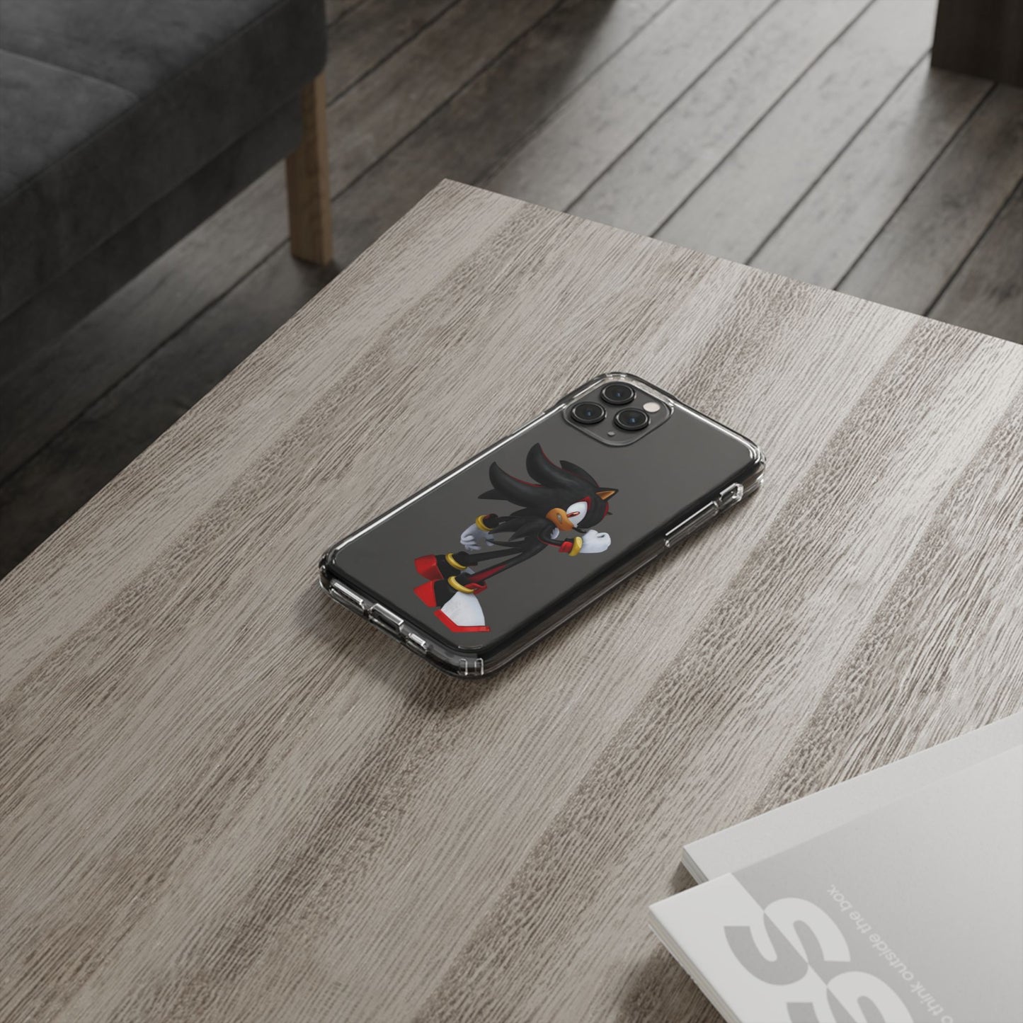 Phone Case, Shadow The Hedgehog Gaming Gift, Personalized Mobile Cover, Birthday Holidays Clear Phone Case, Stylish Phone Case
