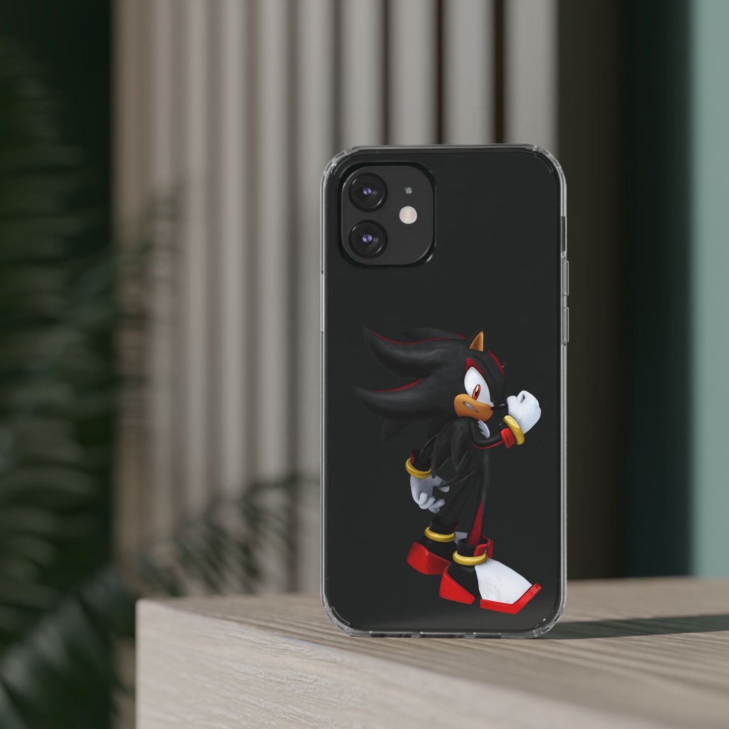 Phone Case, Shadow The Hedgehog Gaming Gift, Personalized Mobile Cover, Birthday Holidays Clear Phone Case, Stylish Phone Case