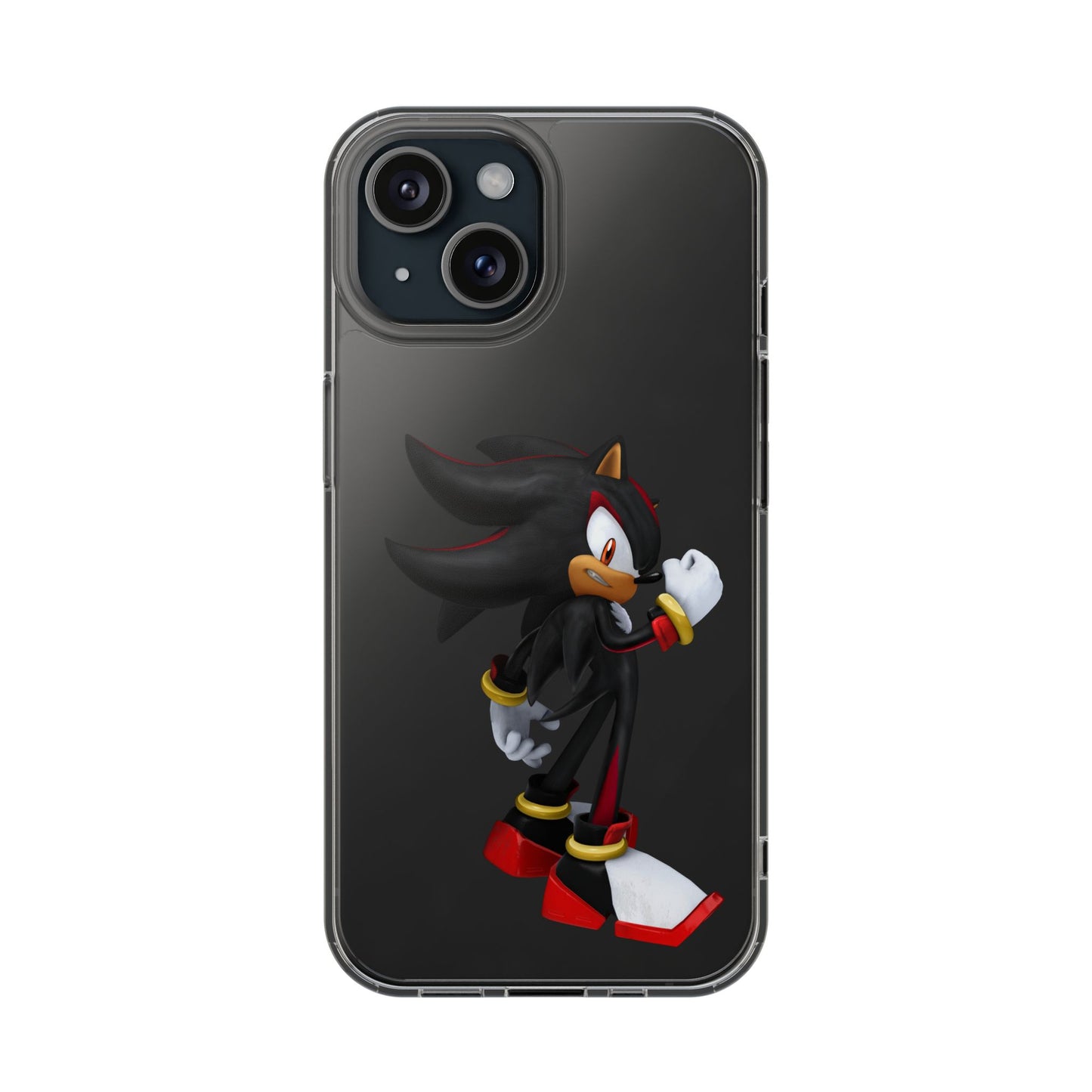 Phone Case, Shadow The Hedgehog Gaming Gift, Personalized Mobile Cover, Birthday Holidays Clear Phone Case, Stylish Phone Case