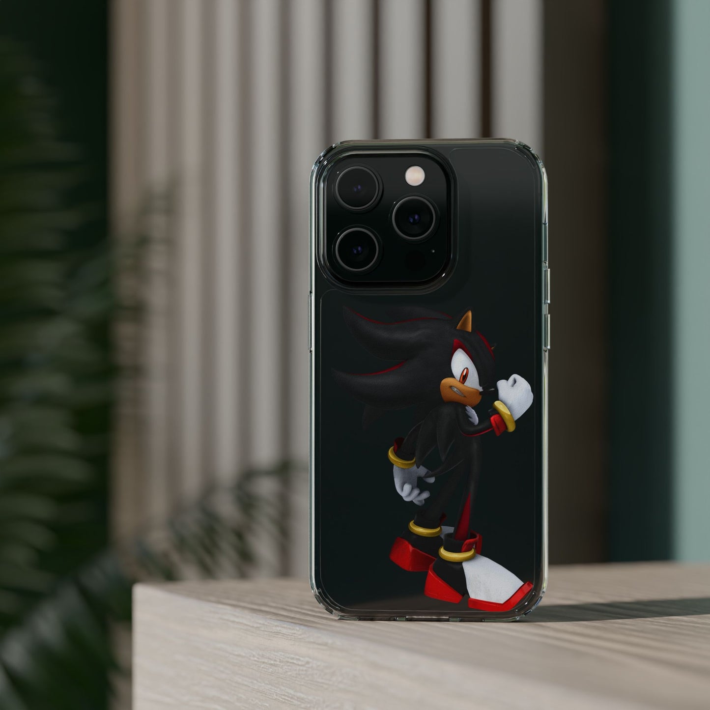 Phone Case, Shadow The Hedgehog Gaming Gift, Personalized Mobile Cover, Birthday Holidays Clear Phone Case, Stylish Phone Case