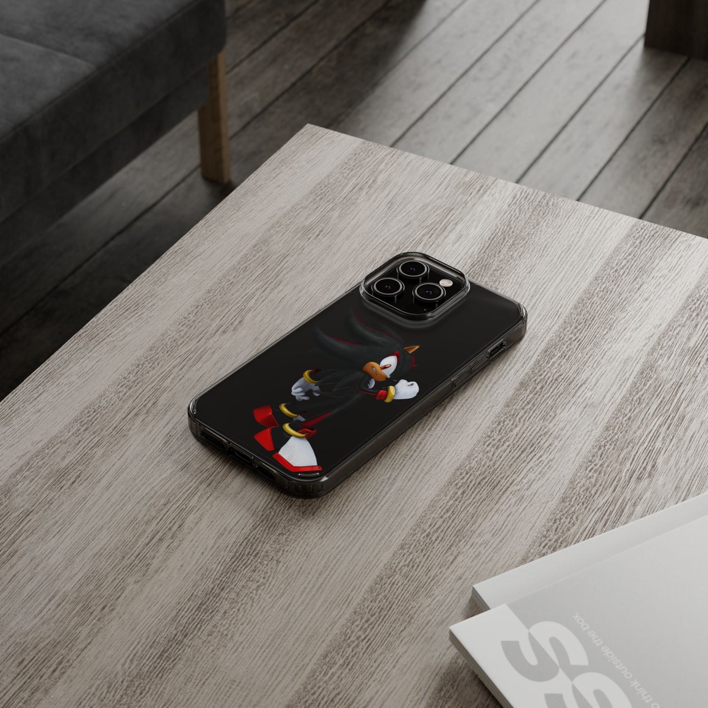 Phone Case, Shadow The Hedgehog Gaming Gift, Personalized Mobile Cover, Birthday Holidays Clear Phone Case, Stylish Phone Case