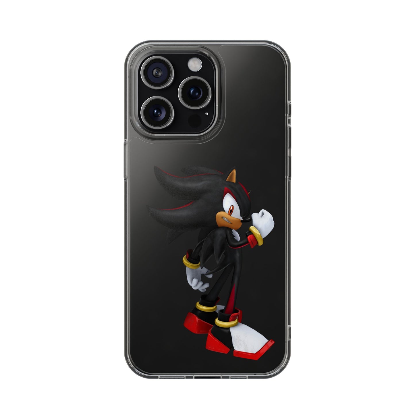Phone Case, Shadow The Hedgehog Gaming Gift, Personalized Mobile Cover, Birthday Holidays Clear Phone Case, Stylish Phone Case