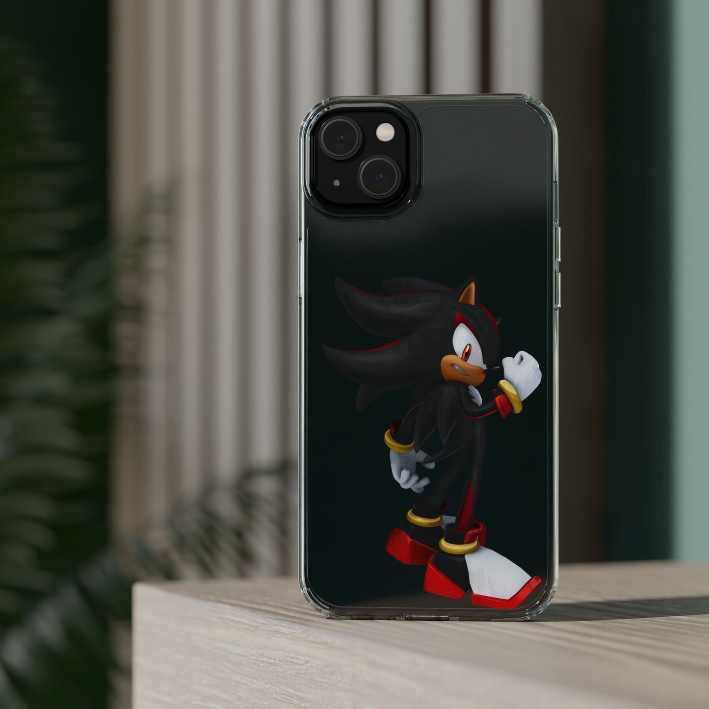 Phone Case, Shadow The Hedgehog Gaming Gift, Personalized Mobile Cover, Birthday Holidays Clear Phone Case, Stylish Phone Case