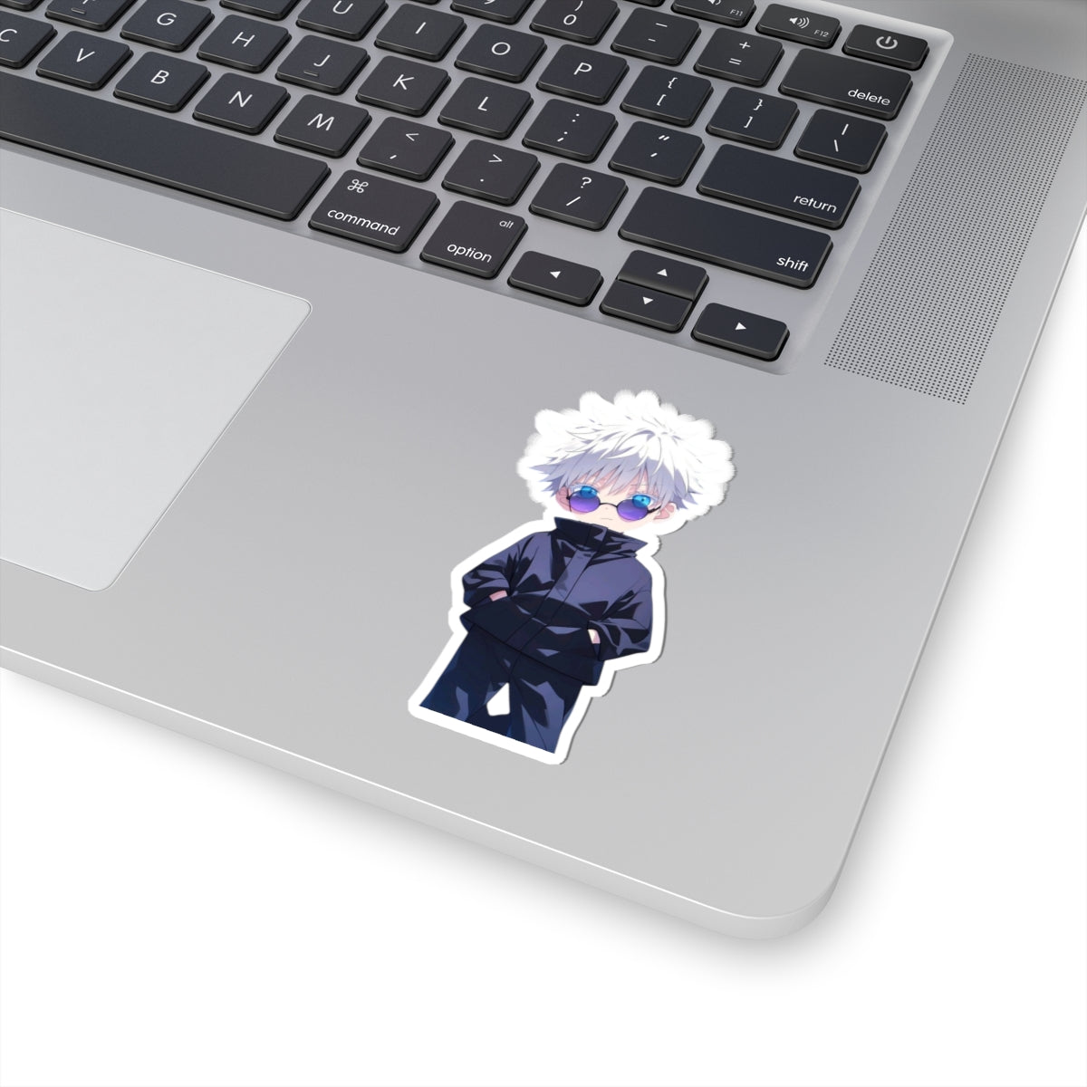 Chibi Gojo Satoru Kiss-Cut Stickers, Jujutsu Kaisen Anime Cute Art for Laptop and Water Bottle, Aesthetic Decor for Gifts