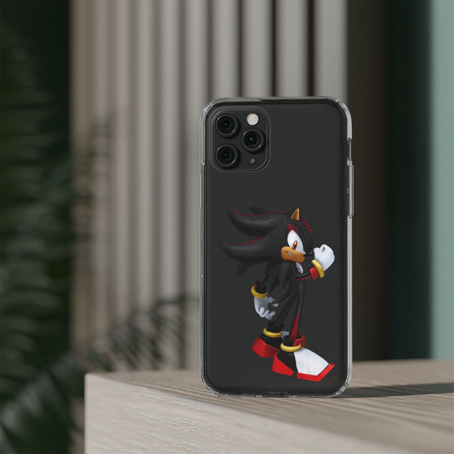 Phone Case, Shadow The Hedgehog Gaming Gift, Personalized Mobile Cover, Birthday Holidays Clear Phone Case, Stylish Phone Case