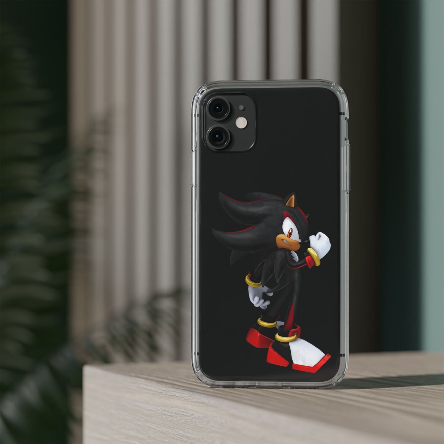 Phone Case, Shadow The Hedgehog Gaming Gift, Personalized Mobile Cover, Birthday Holidays Clear Phone Case, Stylish Phone Case