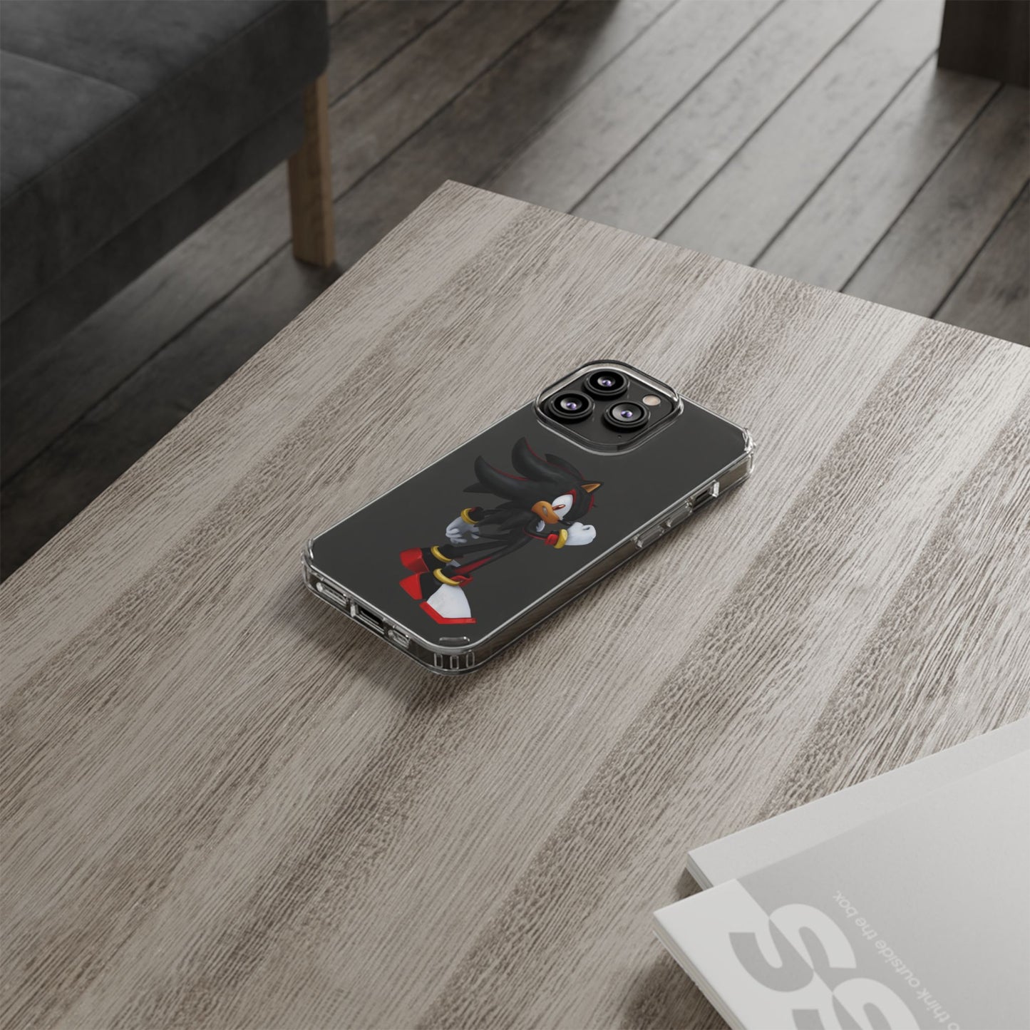 Phone Case, Shadow The Hedgehog Gaming Gift, Personalized Mobile Cover, Birthday Holidays Clear Phone Case, Stylish Phone Case