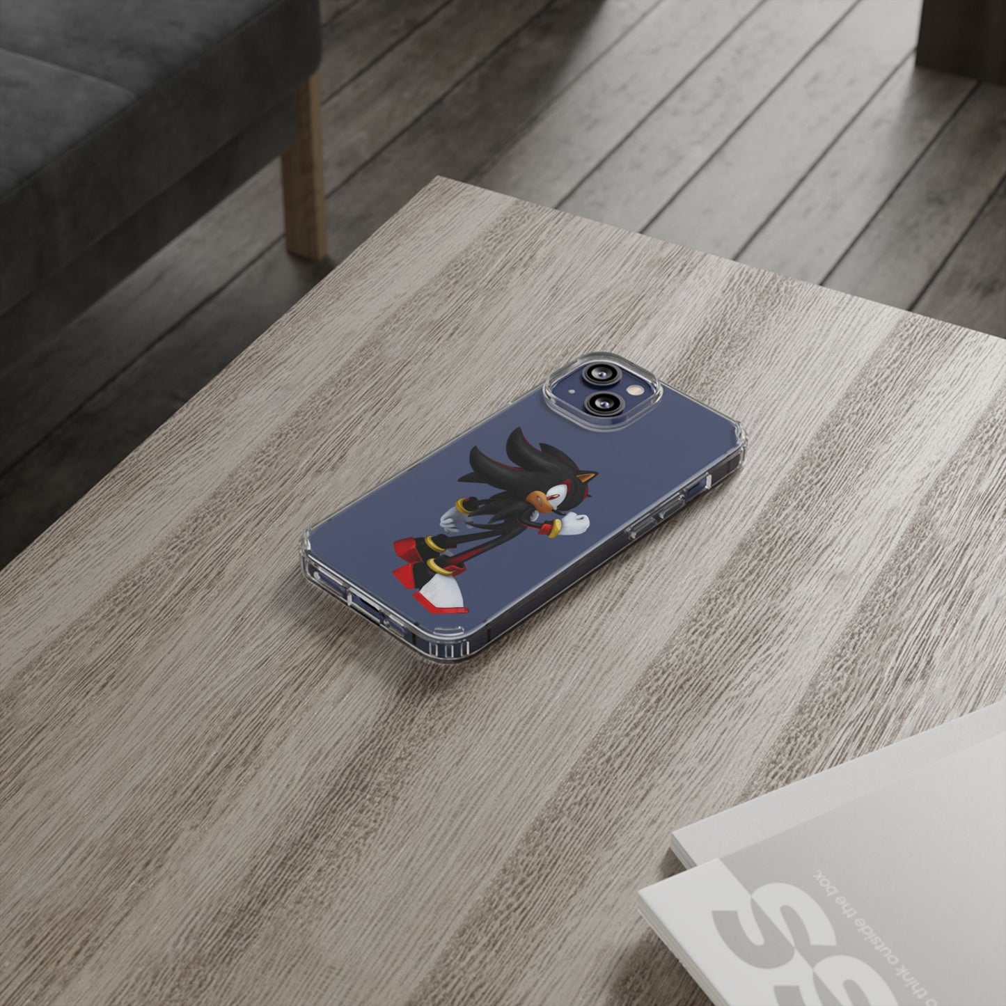 Phone Case, Shadow The Hedgehog Gaming Gift, Personalized Mobile Cover, Birthday Holidays Clear Phone Case, Stylish Phone Case