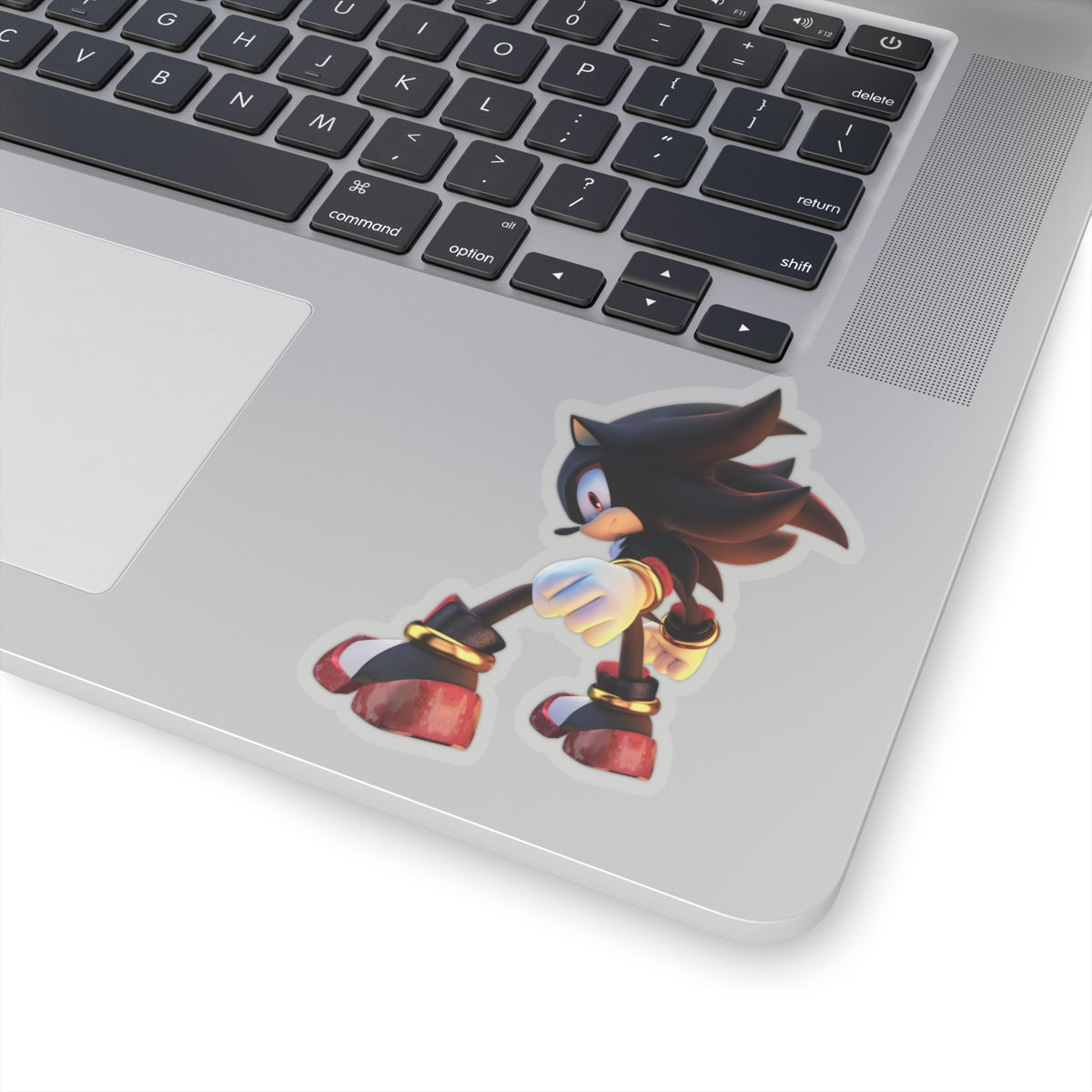 Shadow the Hedgehog vinyl sticker, kiss-cut custom stickers, durable 3M adhesive Shadow decal, glossy finish, Sonic Stickers, multiple sizes