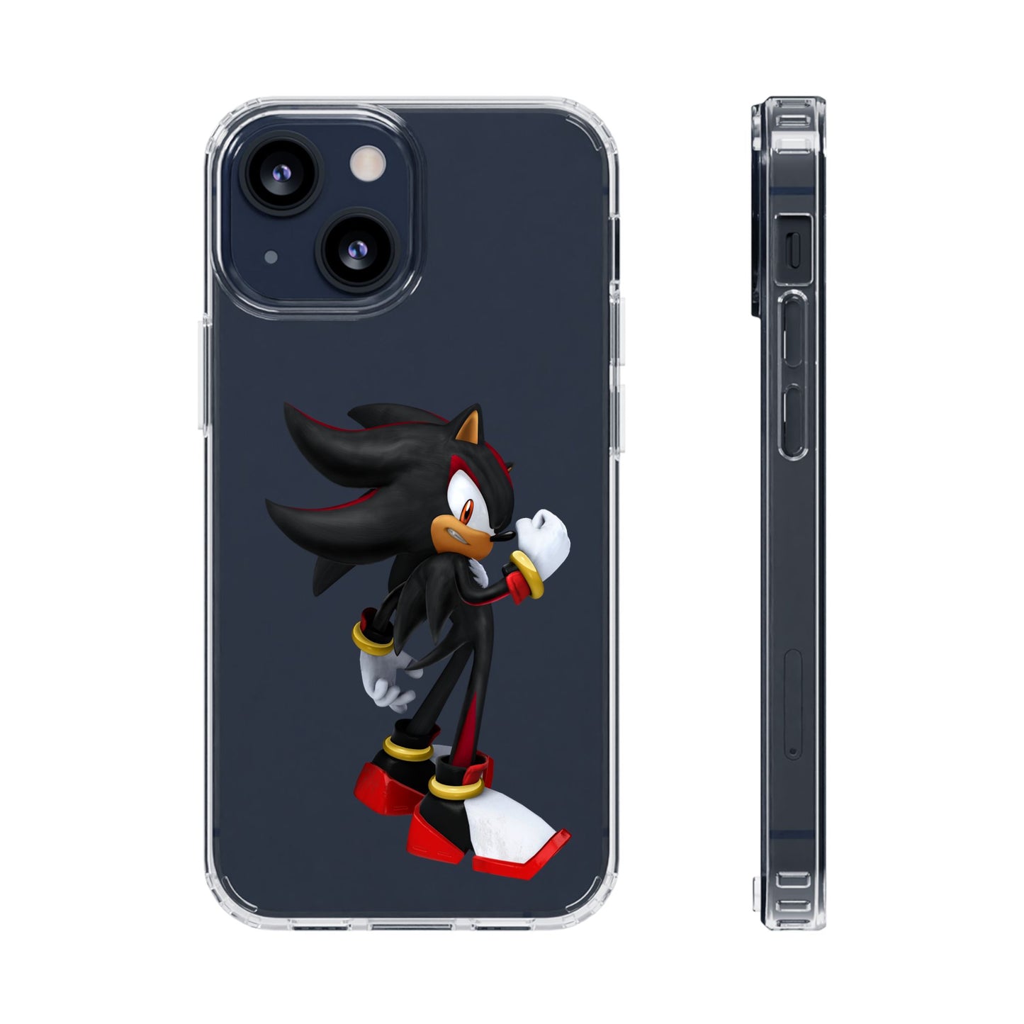 Phone Case, Shadow The Hedgehog Gaming Gift, Personalized Mobile Cover, Birthday Holidays Clear Phone Case, Stylish Phone Case