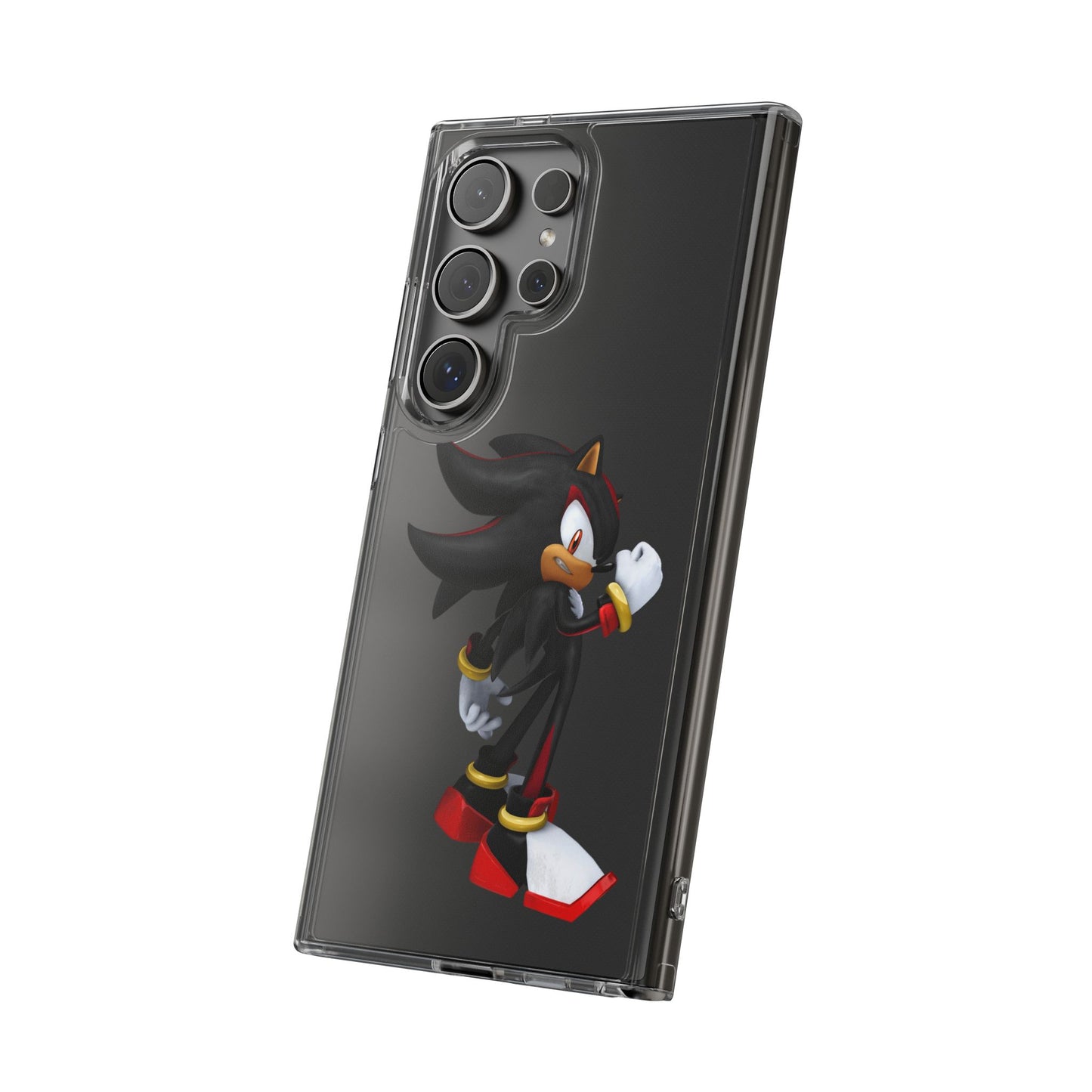 Phone Case, Shadow The Hedgehog Gaming Gift, Personalized Mobile Cover, Birthday Holidays Clear Phone Case, Stylish Phone Case
