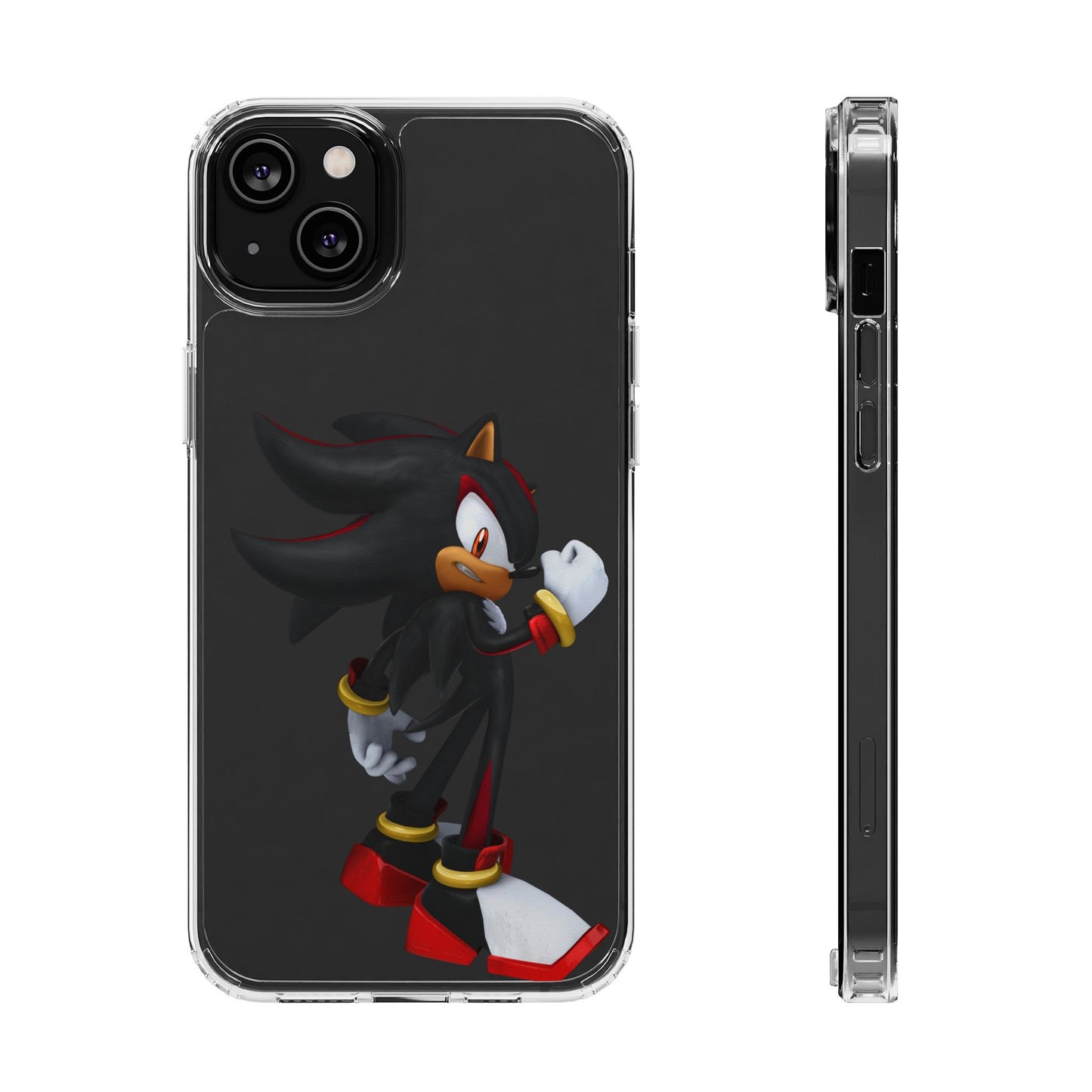 Phone Case, Shadow The Hedgehog Gaming Gift, Personalized Mobile Cover, Birthday Holidays Clear Phone Case, Stylish Phone Case