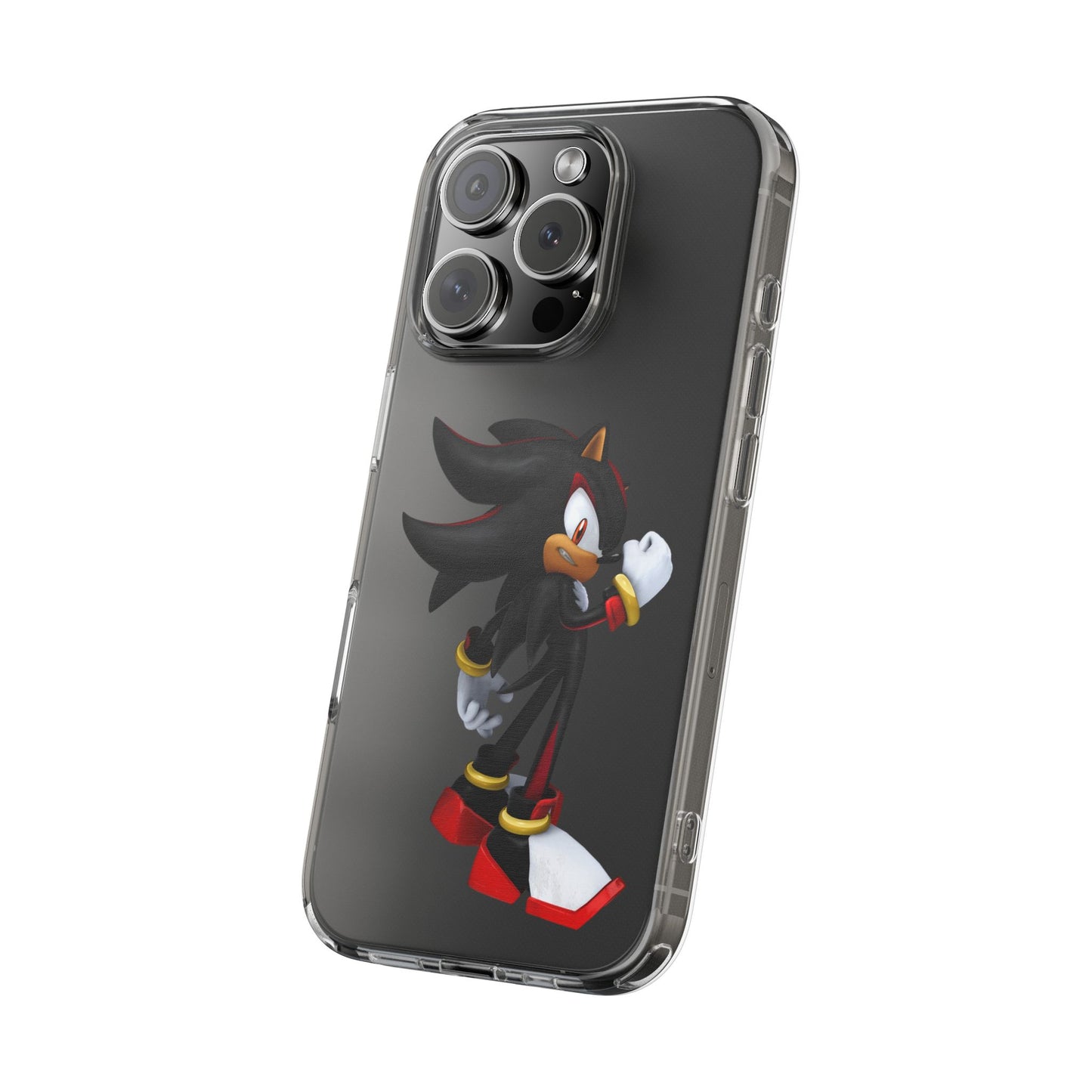 Phone Case, Shadow The Hedgehog Gaming Gift, Personalized Mobile Cover, Birthday Holidays Clear Phone Case, Stylish Phone Case