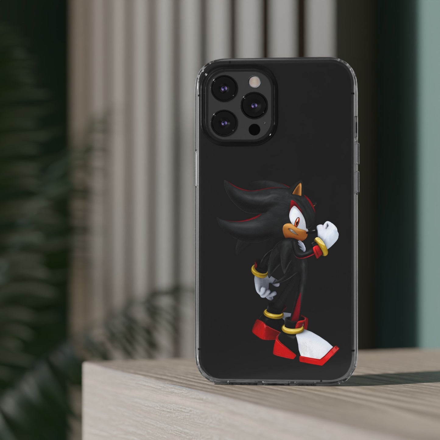 Phone Case, Shadow The Hedgehog Gaming Gift, Personalized Mobile Cover, Birthday Holidays Clear Phone Case, Stylish Phone Case