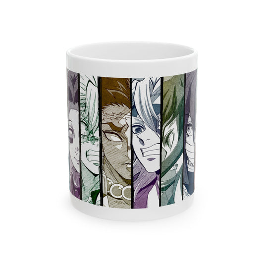 Anime Kimetsu no Yaiba Hashiras Inspired Ceramic Mug | Perfect Gift for Fans | Unique Coffee Cup, Collector's Item, Birthday Gift, Cartoon