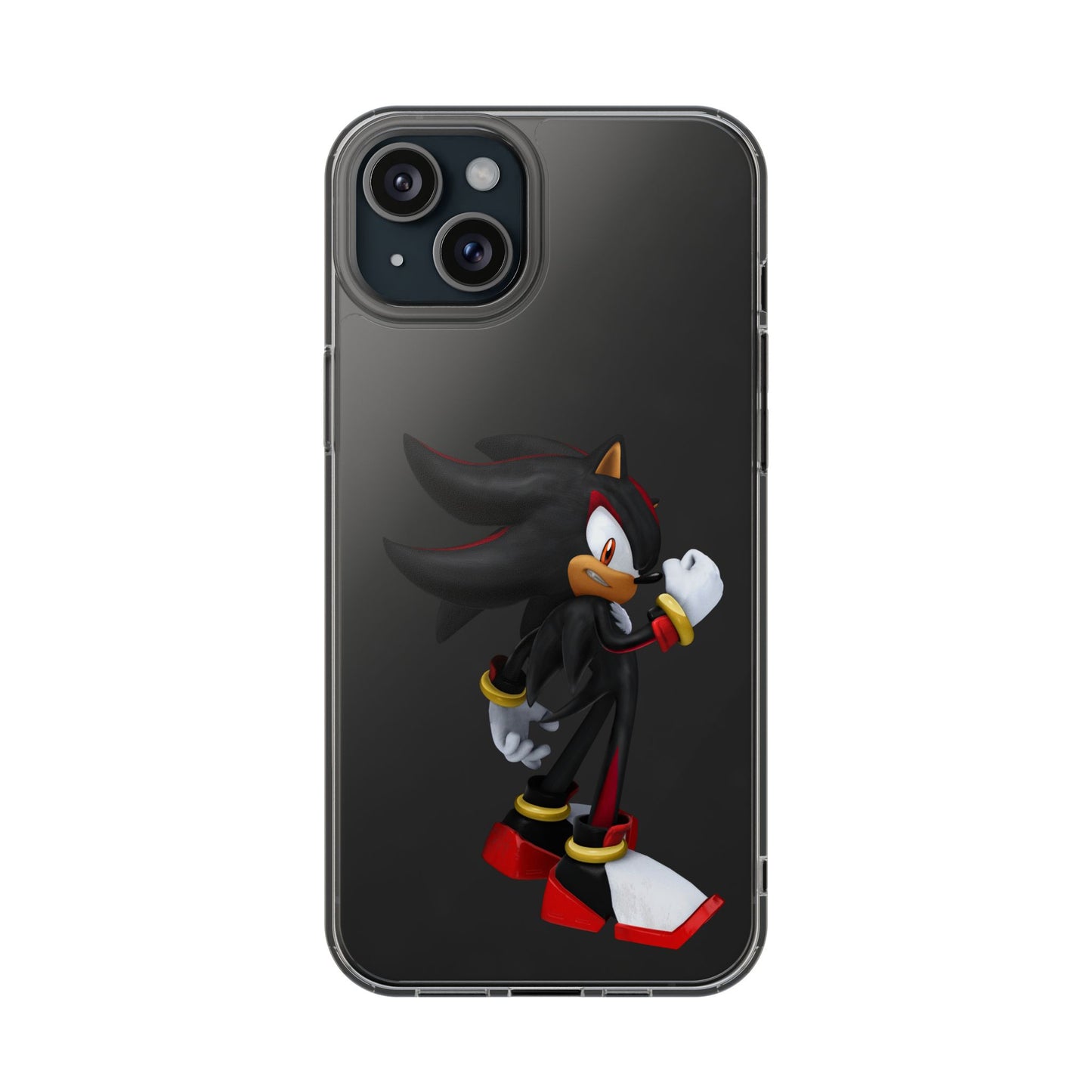 Phone Case, Shadow The Hedgehog Gaming Gift, Personalized Mobile Cover, Birthday Holidays Clear Phone Case, Stylish Phone Case