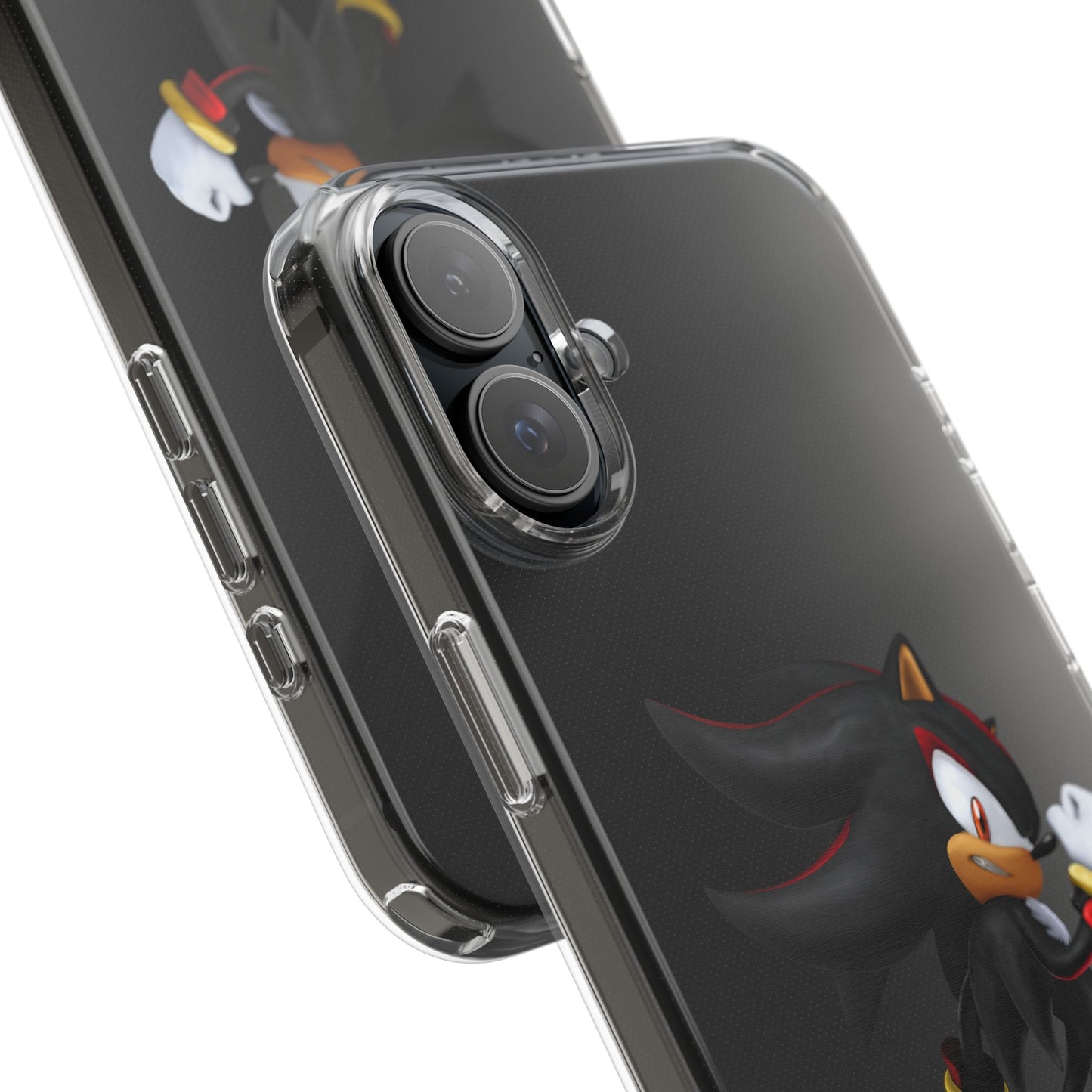 Phone Case, Shadow The Hedgehog Gaming Gift, Personalized Mobile Cover, Birthday Holidays Clear Phone Case, Stylish Phone Case