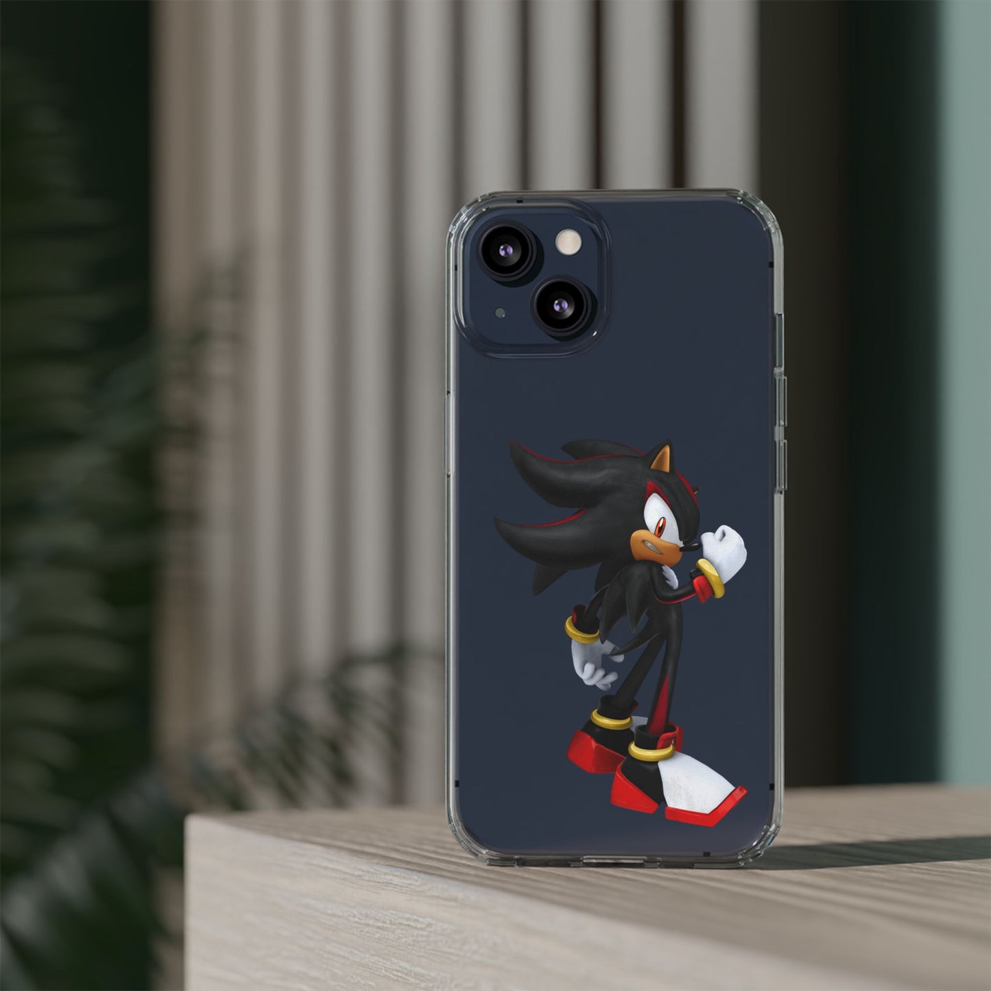 Phone Case, Shadow The Hedgehog Gaming Gift, Personalized Mobile Cover, Birthday Holidays Clear Phone Case, Stylish Phone Case