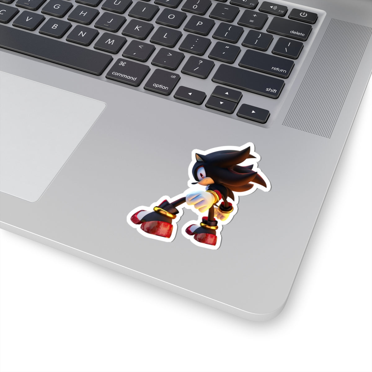 Shadow the Hedgehog vinyl sticker, kiss-cut custom stickers, durable 3M adhesive Shadow decal, glossy finish, Sonic Stickers, multiple sizes