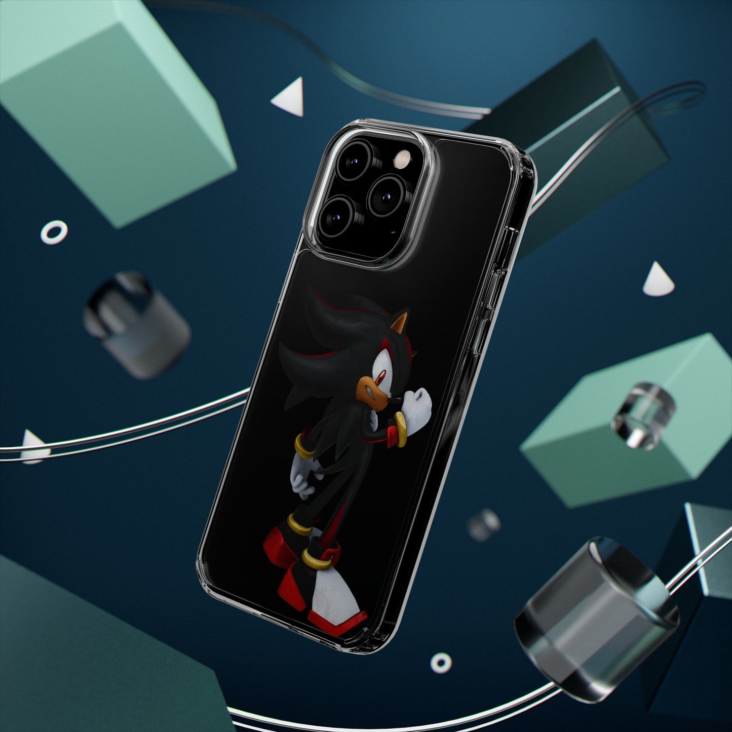 Phone Case, Shadow The Hedgehog Gaming Gift, Personalized Mobile Cover, Birthday Holidays Clear Phone Case, Stylish Phone Case