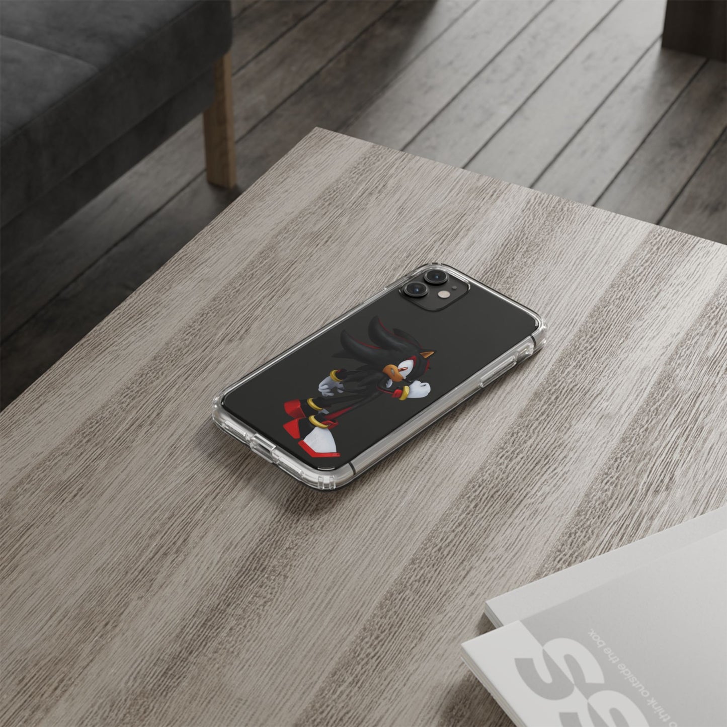 Phone Case, Shadow The Hedgehog Gaming Gift, Personalized Mobile Cover, Birthday Holidays Clear Phone Case, Stylish Phone Case