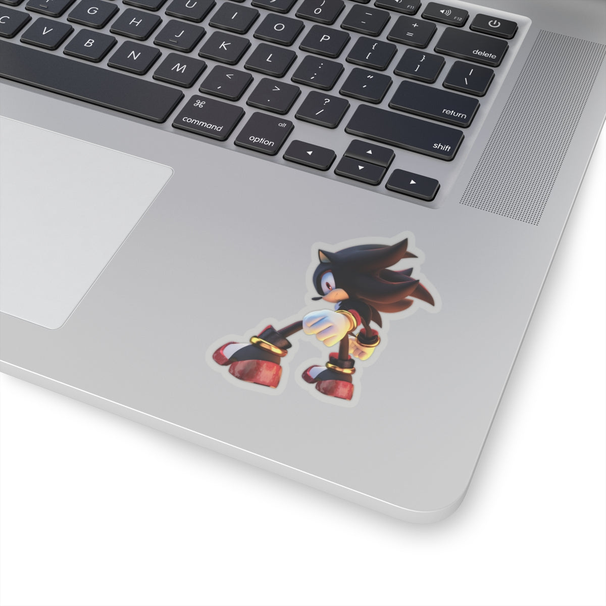 Shadow the Hedgehog vinyl sticker, kiss-cut custom stickers, durable 3M adhesive Shadow decal, glossy finish, Sonic Stickers, multiple sizes