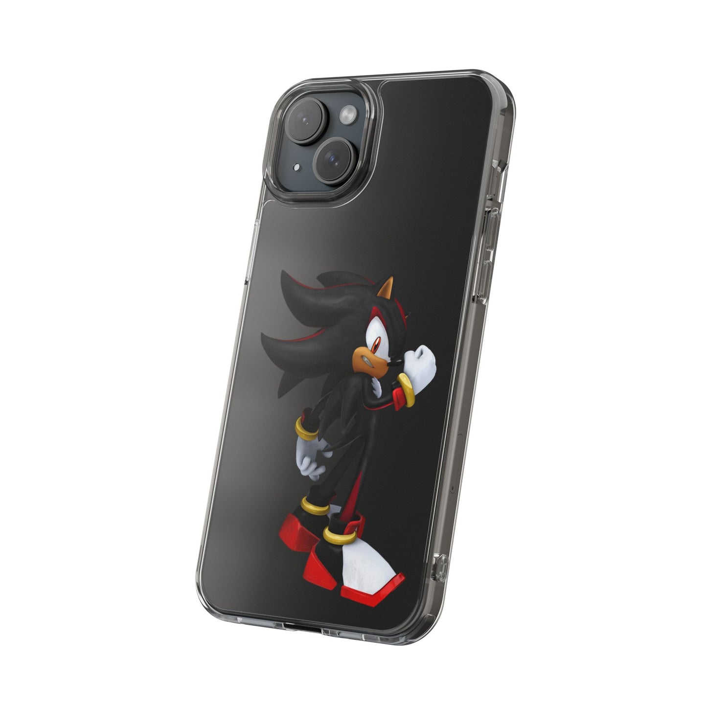 Phone Case, Shadow The Hedgehog Gaming Gift, Personalized Mobile Cover, Birthday Holidays Clear Phone Case, Stylish Phone Case