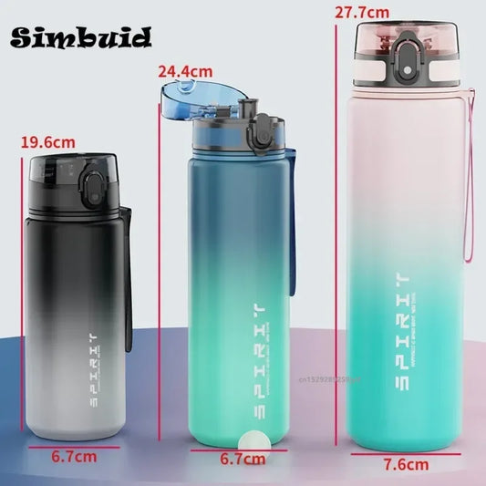1L Large Capacity Sports Water Bottle – Portable Leakproof Plastic Jug | Colorful Travel Drinking Cup for Gym, Fitness & Outdoor Activities, 1 Liter Large Capacity Sports Water Bottle Leak Proof Colorful Plastic Cup Drinkin