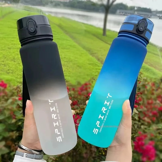 1L Large Capacity Sports Water Bottle – Portable Leakproof Plastic Jug | Colorful Travel Drinking Cup for Gym, Fitness & Outdoor Activities, 1 Liter Large Capacity Sports Water Bottle Leak Proof Colorful Plastic Cup Drinkin