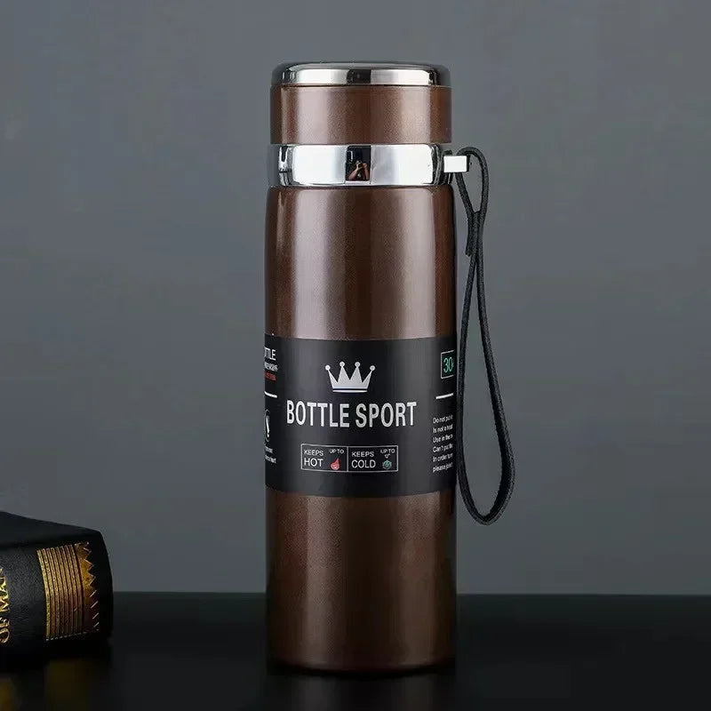 Thermal Water Bottle Keep Cold and Hot Water Bottle Thermos for Water Tea Coffee Vacuum Flasks Stainless Steel Thermos Bottle, 1L Stainless Steel Thermal Water Bottle – Vacuum Insulated Thermos Flask | Keep Drinks Hot & Col