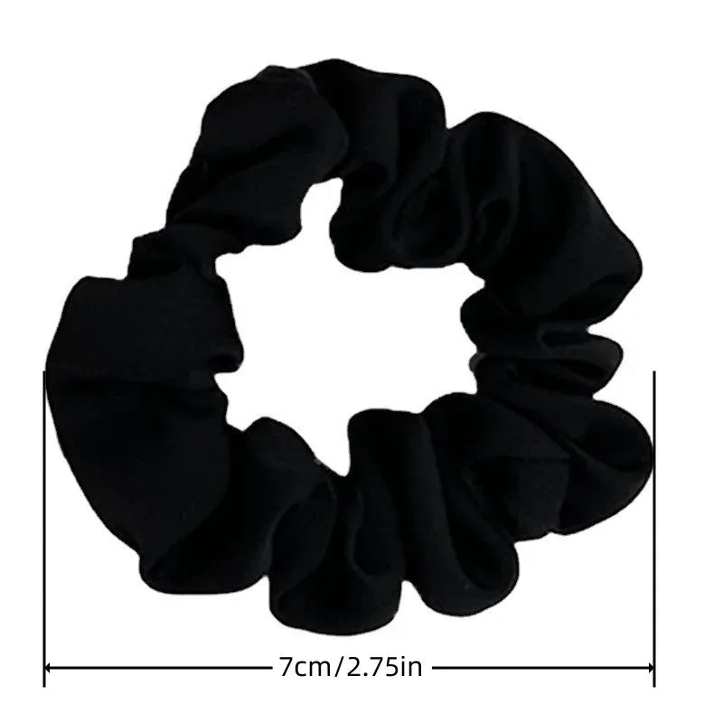 6/12 PCS Satin Hair Ties for Women – Soft Elastic Headbands | Elegant Silk-Like Scrunchies | Gentle Ponytail Holders, 6/12 PCS Elegant women's headband, rubber band, elastic band, softer than silk hair | Satin headband |