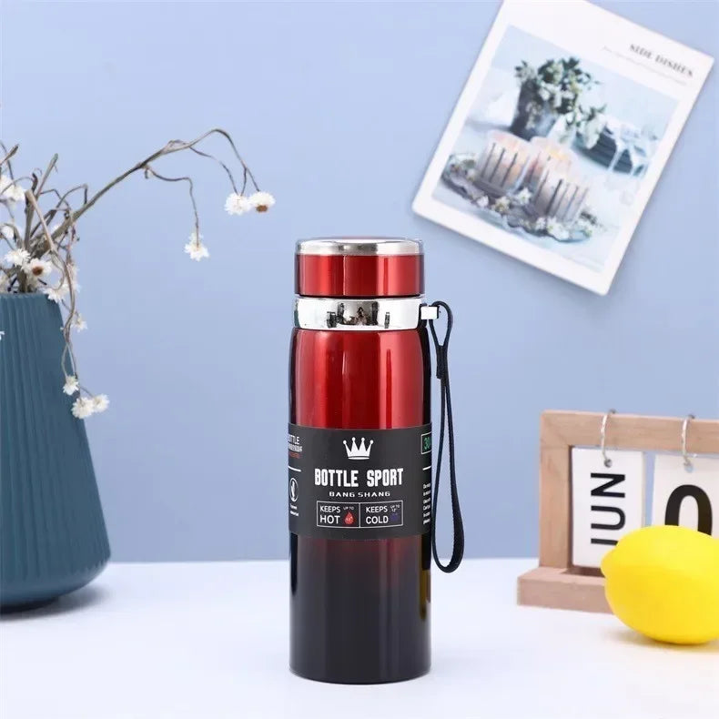 Thermal Water Bottle Keep Cold and Hot Water Bottle Thermos for Water Tea Coffee Vacuum Flasks Stainless Steel Thermos Bottle, 1L Stainless Steel Thermal Water Bottle – Vacuum Insulated Thermos Flask | Keep Drinks Hot & Col